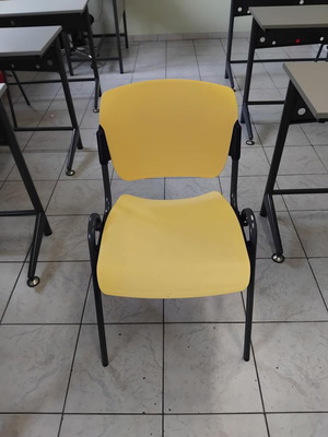 Training chairs like new, pack of 16, green and yellow