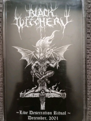 Black Witchery Live Desecration Ritual cassette tape like new