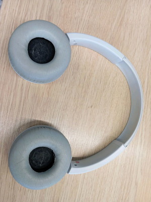 Sony headphones used, wired connection