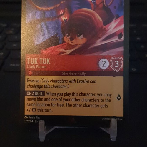 Disney Lorcana Tuk Tuk Lively Partner 127/204 Foil like new