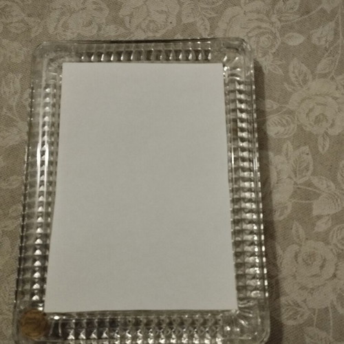 Vintage Cristal d'arques France Lead Crystal Frame like new