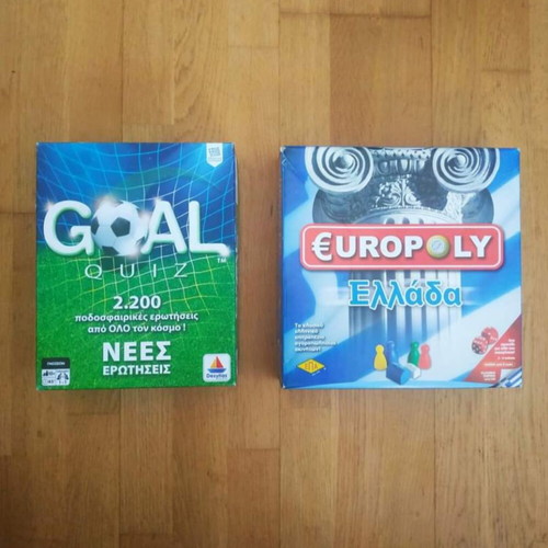 Goal quiz board game and gift Europoly Greece new