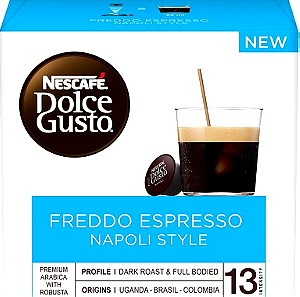 Nescafe Κάψουλες Espresso Freddo Συμβατές με Μηχανή Dolce Gusto 16caps