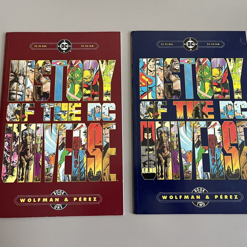 History of the DC Universe Book One & Two used comics