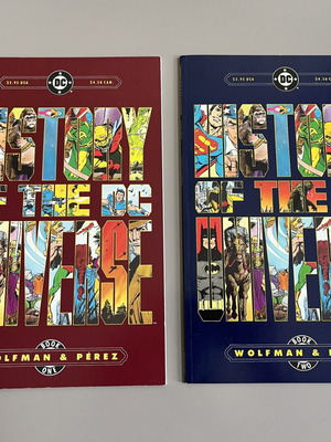 History of the DC Universe Book One & Two used comics