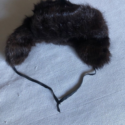 Women's brown Russian fur hat new size 56-58
