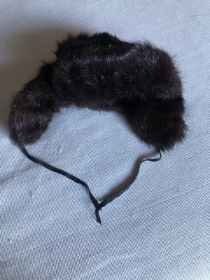 Women's brown Russian fur hat new size 56-58