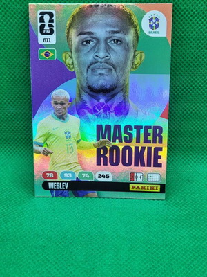 WESLEY Master Rookie 611 Panini FIFA World Cup 2026 κάρτα καινούργια