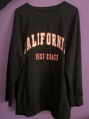 Long shirt like new, black, size M