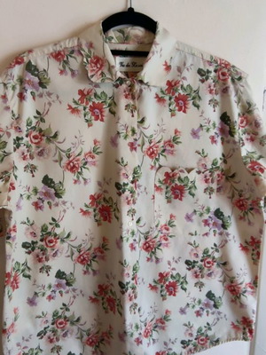 Vintage floral shirt used, multicolor, size XL