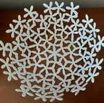 Fruit bowl used, metal