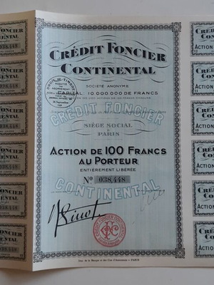 French Collectible Title 1926 Triptych with Coupons used