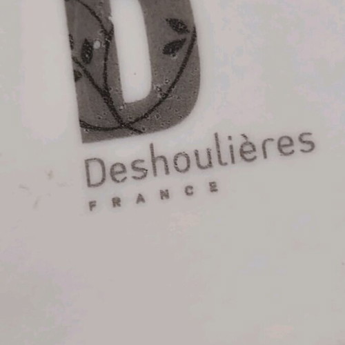 Ornterviera Deshoulieres Limoges France authentic pink pale like new