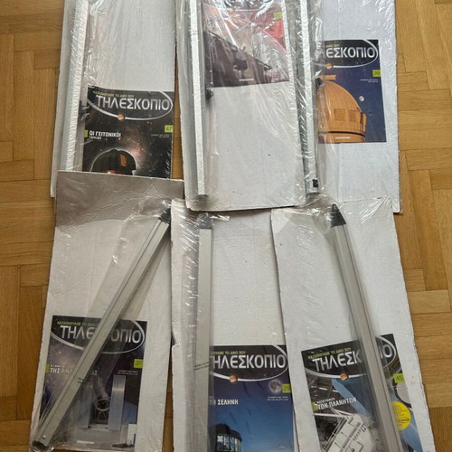 DeAgostini Build Your Own Telescope magazine and parts pack used