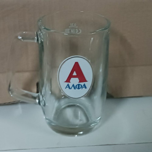 Ποτήρια μπύρας άλφα 0,3l πακέτο 6 καινούργια