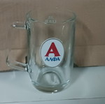 Ποτήρια μπύρας άλφα 0,3l πακέτο 6 καινούργια