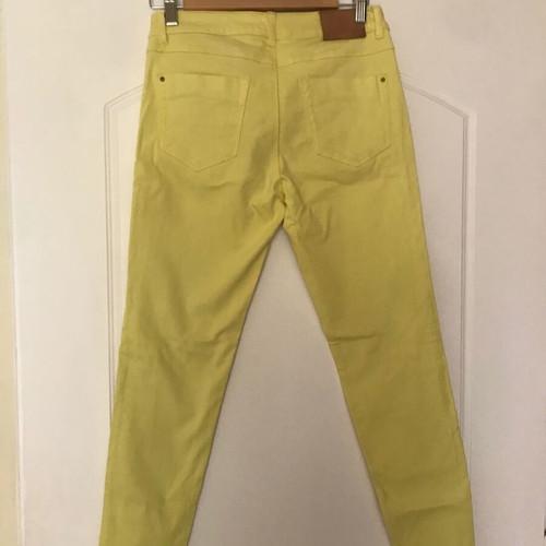 Zara Skinny Pants No 38 like new, pastel yellow