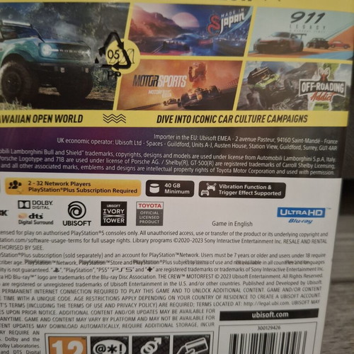 The Crew Motorfest PS5 sealed racing game