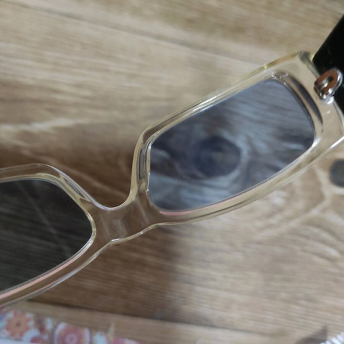 Emporio Armani glasses used with soft blue lens, made in Italy