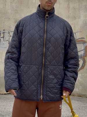 Barbour jacket like new, blue, size L