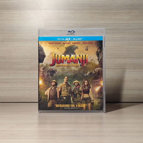 Jumanji Welcome to the Jungle Blu-Ray like new with Greek and Bulgarian subtitles 2D & 3D