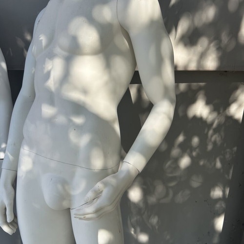 Used male display mannequins, Italian and Spanish