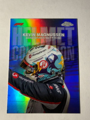 2024 Topps Chrome F1 Kevin Magnussen Helmet Collection like new