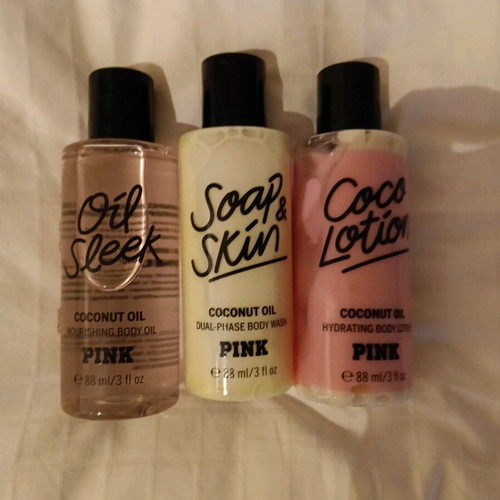 Victoria Secret PINK Coconut Oil Gift Set καινούργιο σετ περιποίησης σώματος