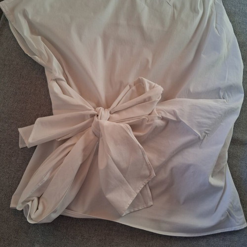 Zara sleeveless shirt, white, size M / 38 / 10