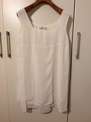 Clamantis dress like new, white, size S