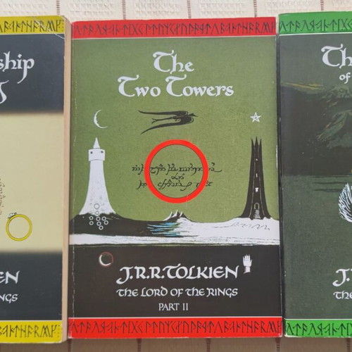 The Lord Of The Rings trilogy used, hardcover