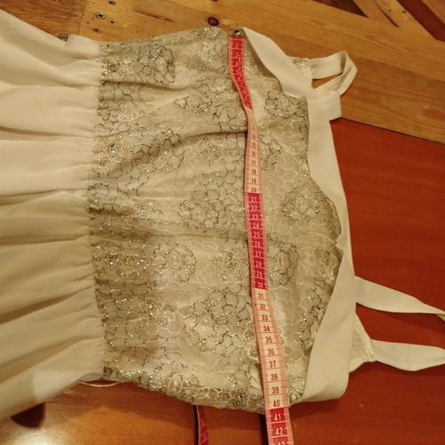 Vintage dress 1983 size 38-40 with elastic waist like new