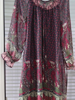 Raxevsky women's boho dress, colorful, lined, size S/M