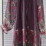Raxevsky women's boho dress, colorful, lined, size S/M