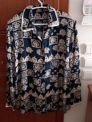 Loose cotton shirt large size