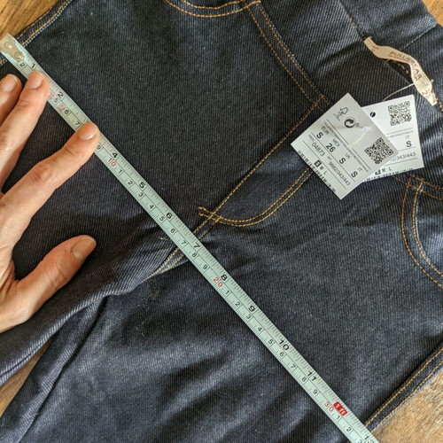 Y2K Dark Denim Flare Leggings Pull & Bear new, blue