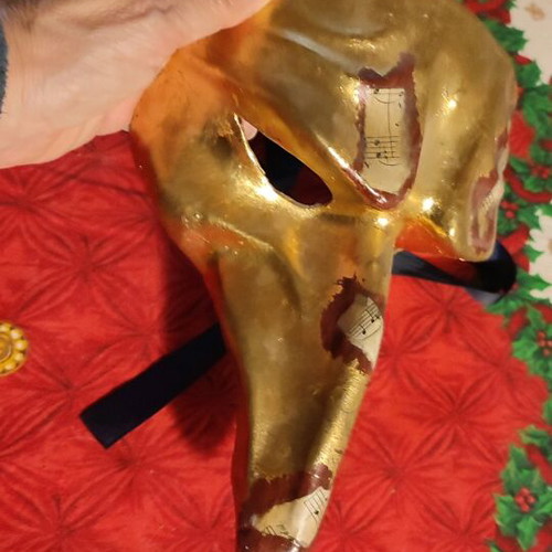 Paper Mache Venetian Mask Handmade Like New