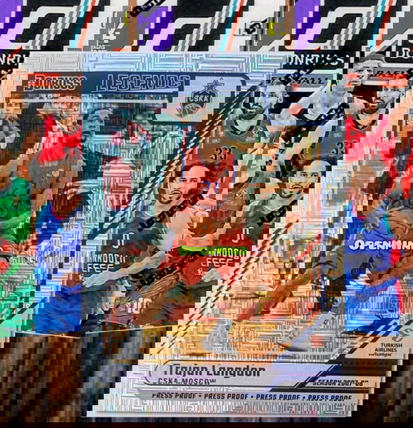 LANGDON - PRESS PROOF /275 - CSKA MOSCOW - DONRUSS EUROLEAGUE 2024-25