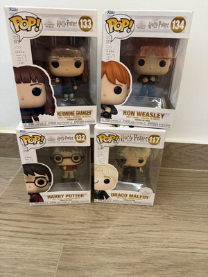 Σετ Funko Pop Harry Potter με Harry, Hermione, Ron & Draco, καινούργιο
