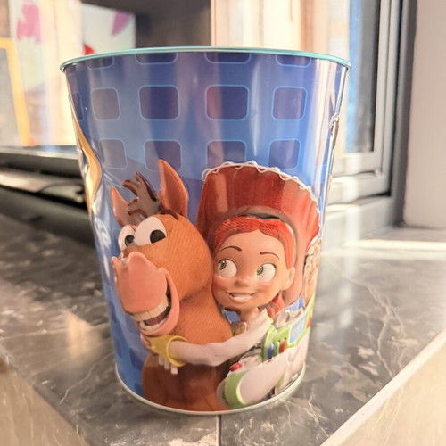 Toy Story popcorn bucket like new, collectible