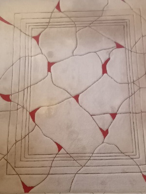 ΒΙΟΚΑΡΠΕΤ χειροποίητο μάλλινο χαλί tufted, 245 x 300 εκ.