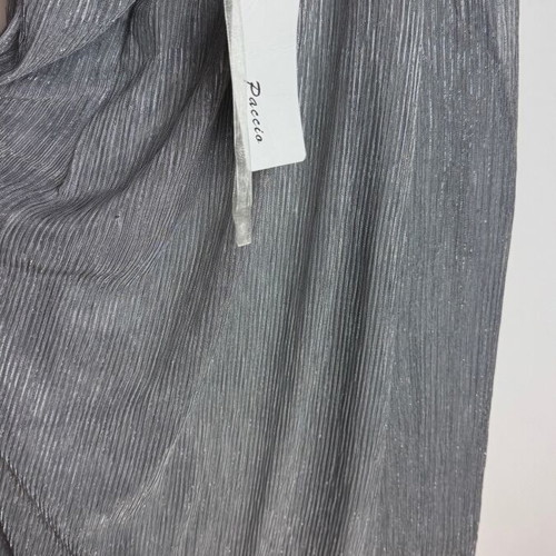 Silver long women's backless dress for special occasion new