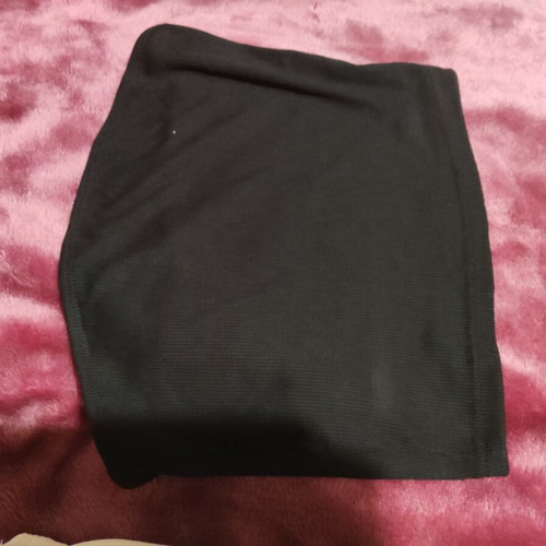 Strapless top black size small new