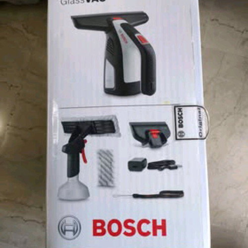 Bosch GlassVac glass cleaner new, handheld with accessories
