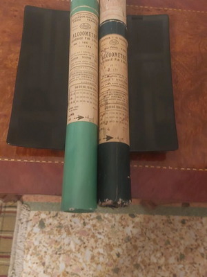 Dujardin-Salleron Alcoometers used, series 174, 1930