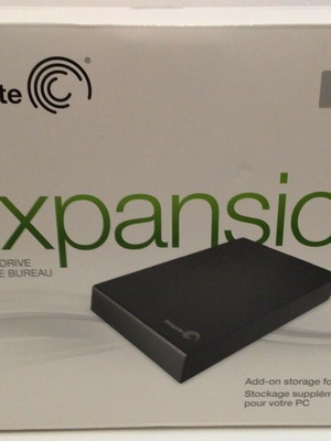 Външен твърд диск SEAGATE STBV3000200 EXPANSION НАСТОЛЕН ВЪНШЕН ДИСК 3.5" 3TB USB3.0 ЧЕРЕН