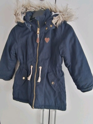Children's parka jacket like new with fur lining