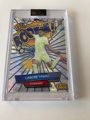 Lamine Yamal rookie card used, limited edition 2/10