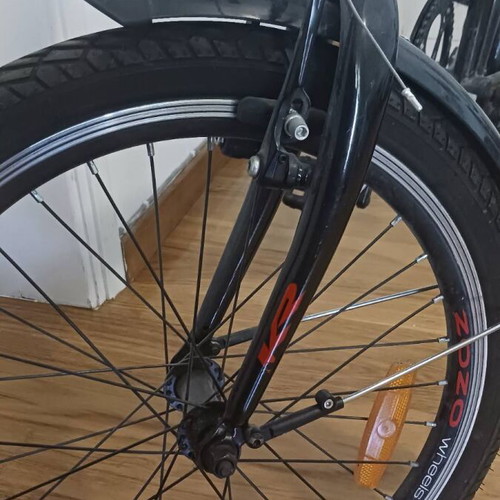 Kron Fold 3.0 20 Inch Folding City Bicycle like new, black-red