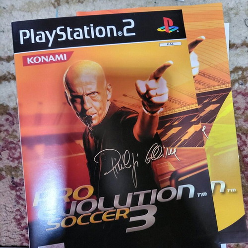 Football covers for Ps2 used with manuals, pack